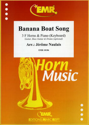 バナナ・ボート・ソング【ホルン三重奏／ピアノ】《輸入金管アンサンブル》の画像