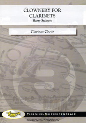 クラウナリー・フォー・クラリネッツ(スコア&パート譜)【クラリネット九重奏】《輸入木管アンサンブル》の画像