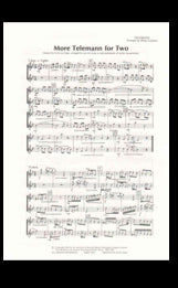 二重奏のためのテレマン(2本のフルートのためのソナタ第6番)《輸入木管アンサンブル》の画像