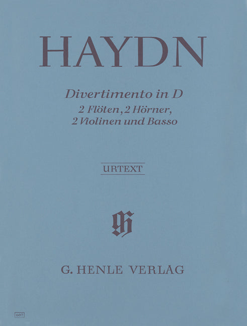 ディヴェルティメント ニ長調 Hob. II:8(ハイドン)(原典版/ヘンレ社