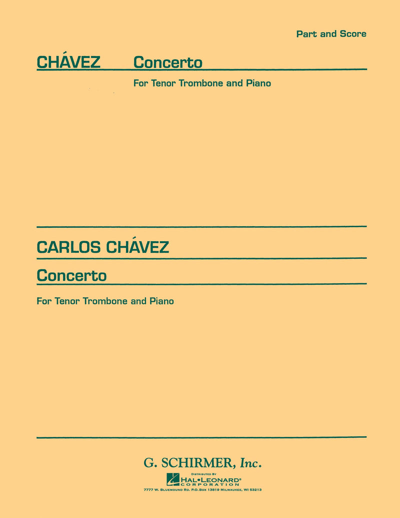 C.チャベス／トロンボーンコンチェルティーノ《輸入トロンボーン楽譜》の画像