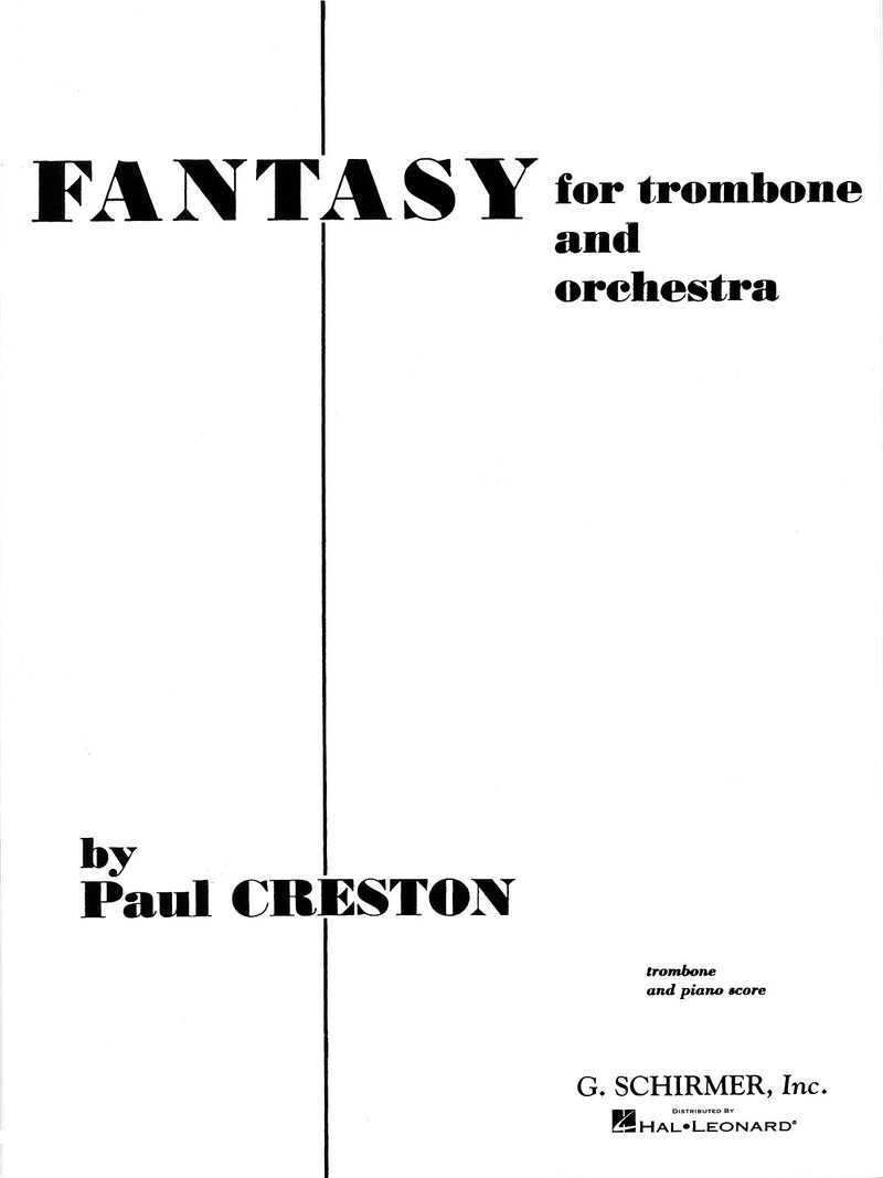 P.クレストン／トロンボーンのための幻想曲 op.42《輸入トロンボーン楽譜》の画像