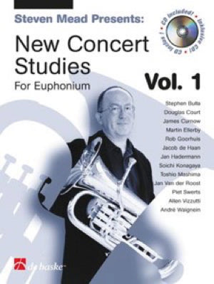 新しい演奏会用練習曲 第1巻（T.C編）《CD付/スティーブン・ミード演奏》《輸入ユーフォニアム楽譜》の画像