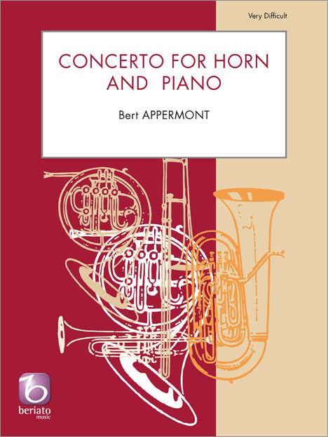 アッペルモント／ホルンとピアノのための協奏曲《輸入ホルン楽譜》の画像