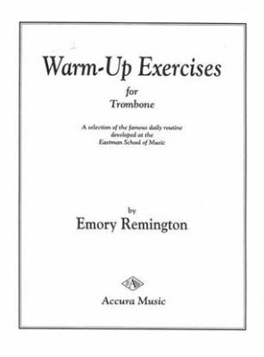 レミントン／トロンボーンのためのウォームアップ練習曲(オリジナル版)の画像