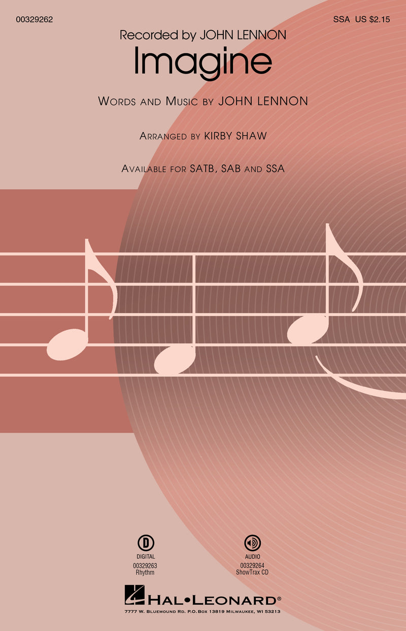 《輸入合唱楽譜》ジョン・レノン／イマジン(SSA: 女声三部合唱)の画像