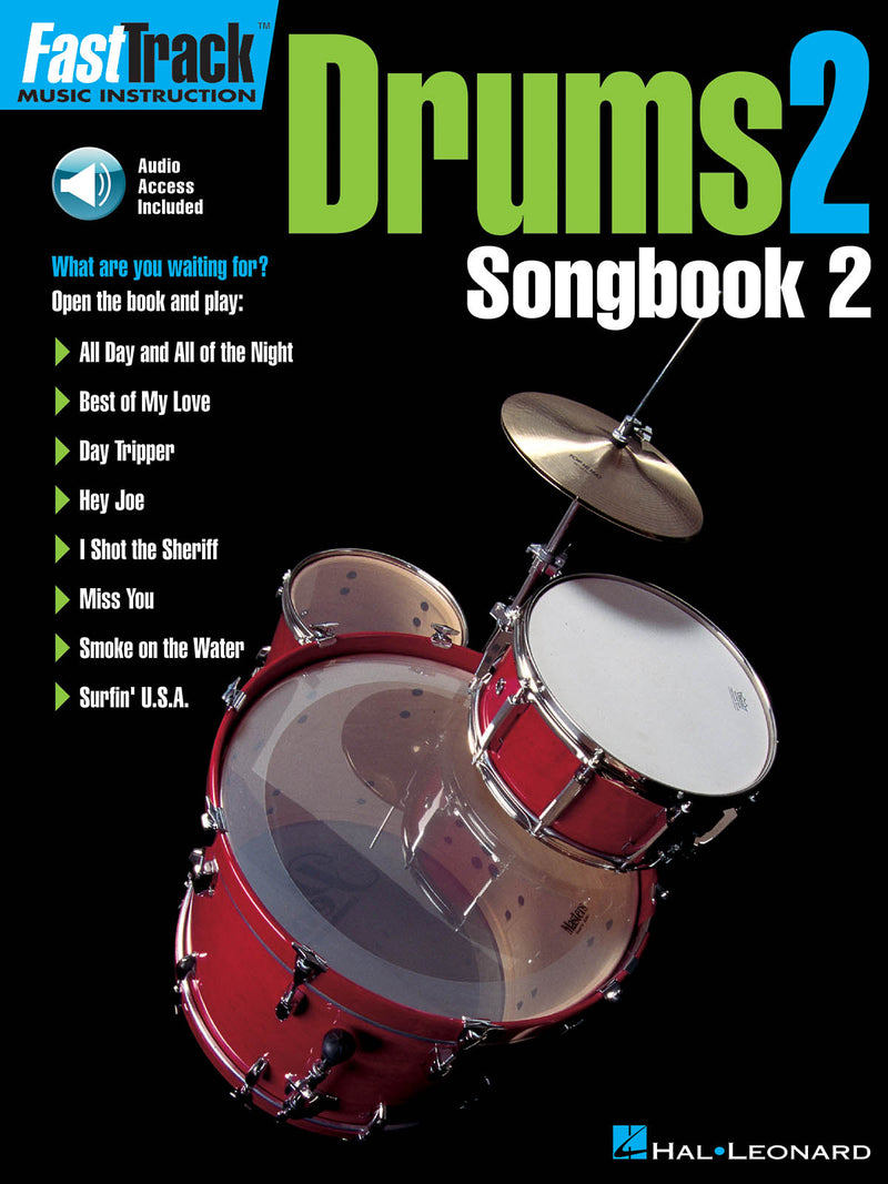 ファストトラック・ドラム曲集 2 Level2（音源ダウンロード版）《輸入ドラム教本》の画像