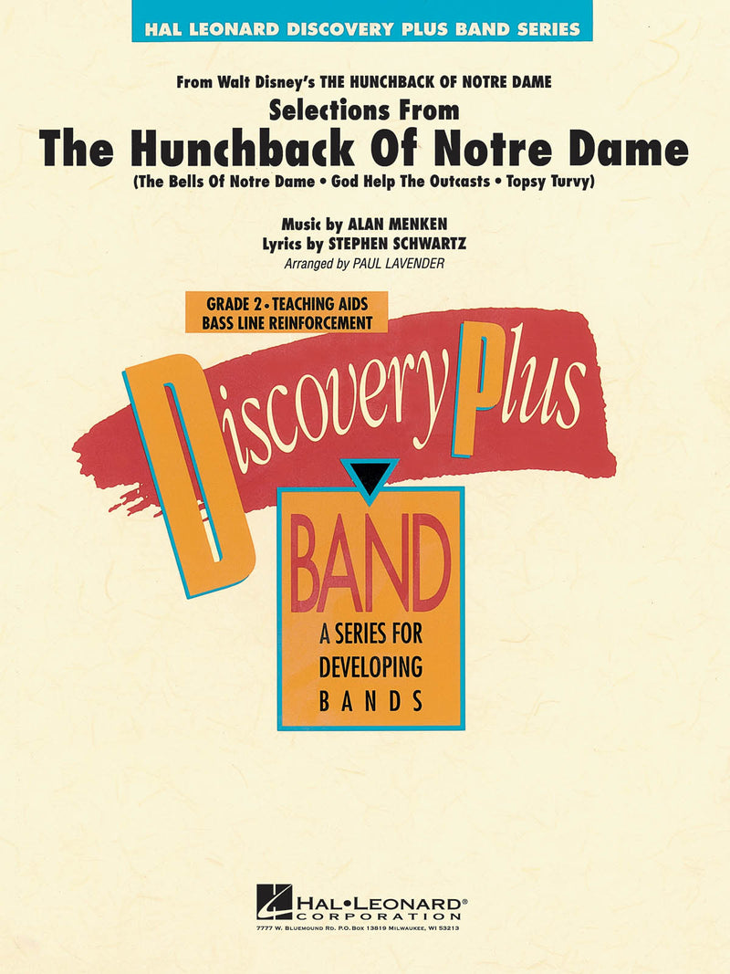 《吹奏楽譜》「ノートルダムの鐘」メドレー(Hunchback of Notre Dame 08724604)【輸入】の画像