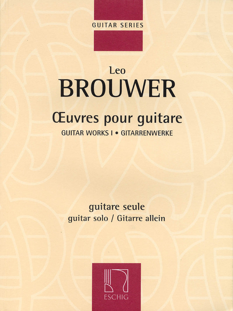 レオ・ブローウェル／ギターワークス 1《輸入ギター楽譜》の画像