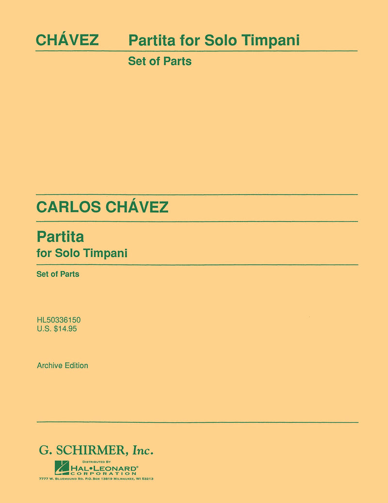 チャベス／ティンパニソロのためのパルティータの画像