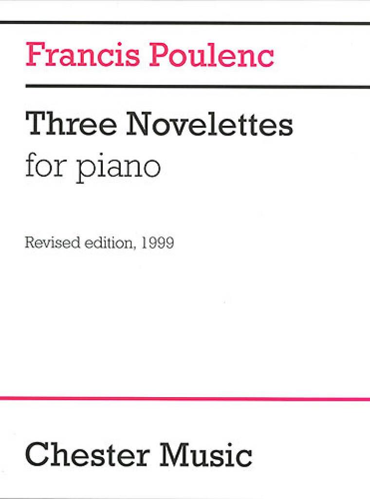 Francis Poulenc 関連洋書 ３冊 プーランク／3つのノヴェレッテ《輸入ピアノ楽譜》 – ロケットミュージック