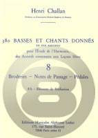 シャラン／380の和声課題集・バス課題とソプラノ課題・8B:解答例《輸入