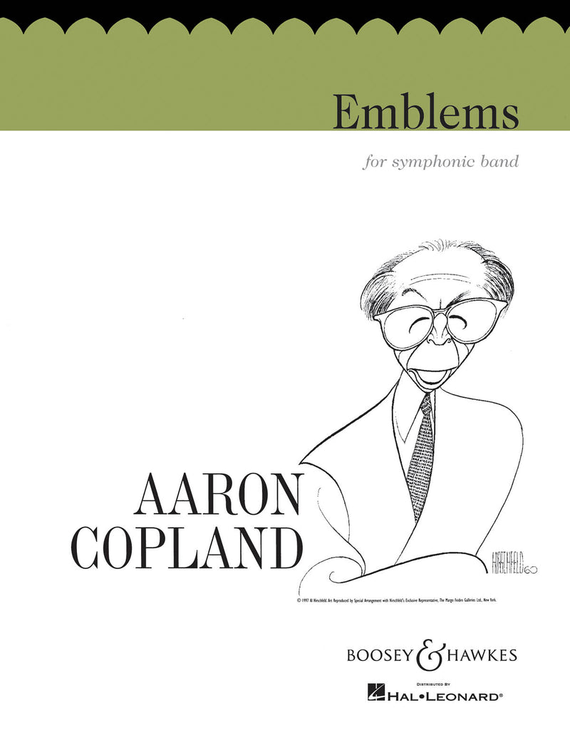 《吹奏楽譜》エンブレムス(象徴)(Emblems) コープランド(Copland)【輸入】の画像