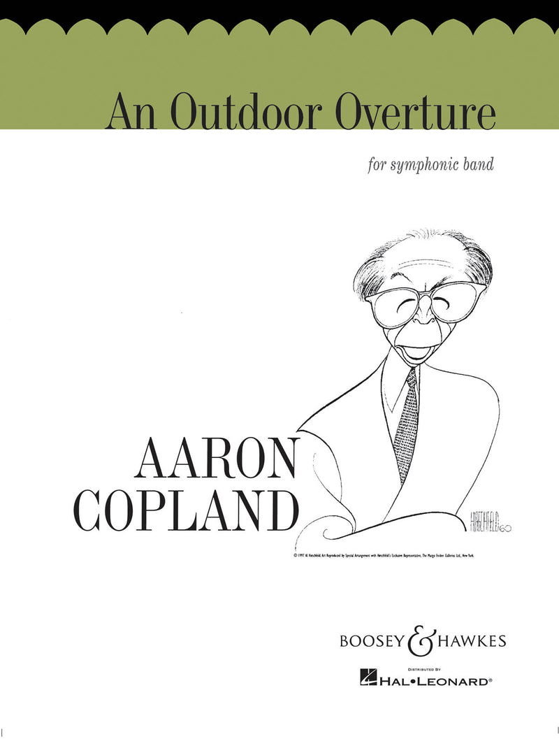 《吹奏楽譜》アウトドア序曲(Outdoor Overture) コープランド(Copland)【輸入】の画像