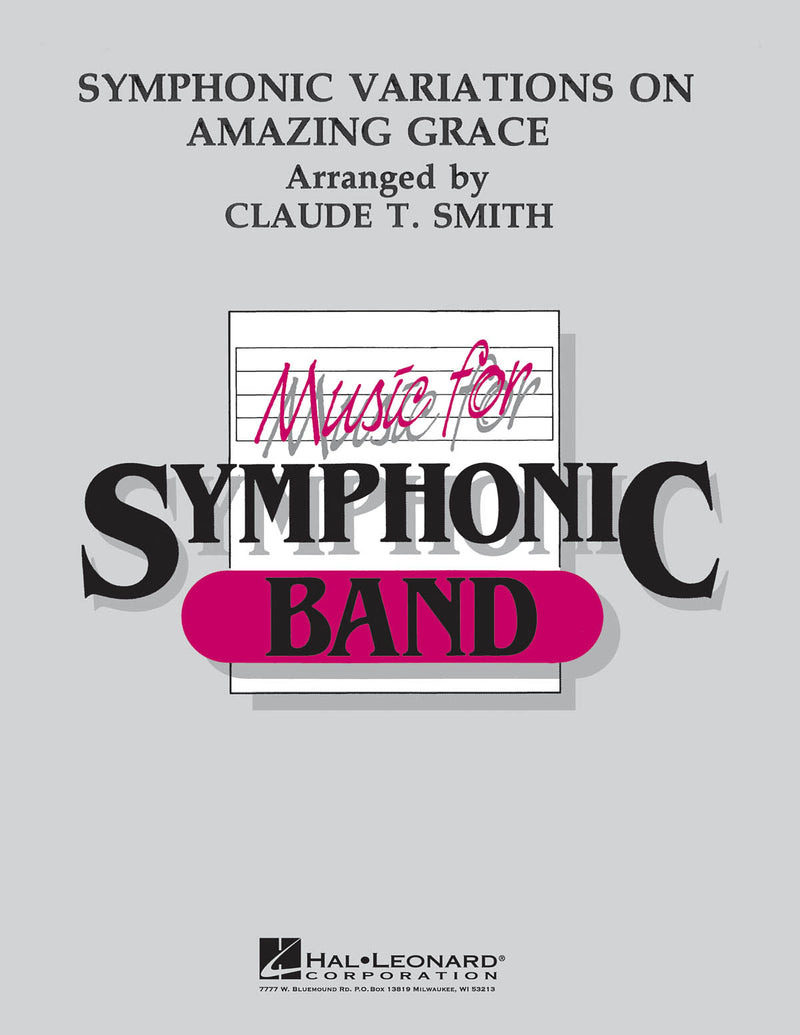 《吹奏楽譜》アメイジング・グレース交響変奏曲(Amazing Grace， Symphonic Variations on) C.T.スミス(C.T.Smith)【輸入】の画像