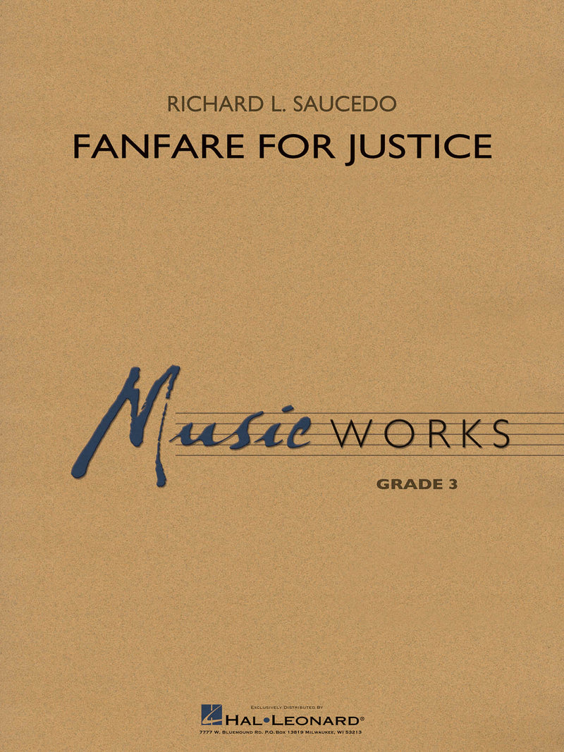 《吹奏楽譜》正義のためのファンファーレ(Fanfare for Justice) ソーシード(Saucedo)【輸入】の画像