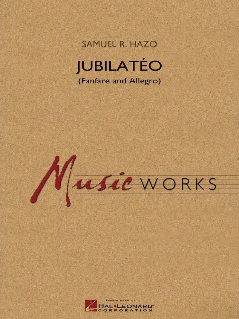 ジュビラテオ(ファンファーレとアレグロ) (ヘイゾ) 吹奏楽譜の画像