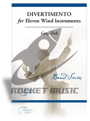 11の管楽器のためのディヴェルティメント(Divertimento for 11 Wind Instruments) ゲイリー・ジーク(Gary Ziek)【輸入】の画像