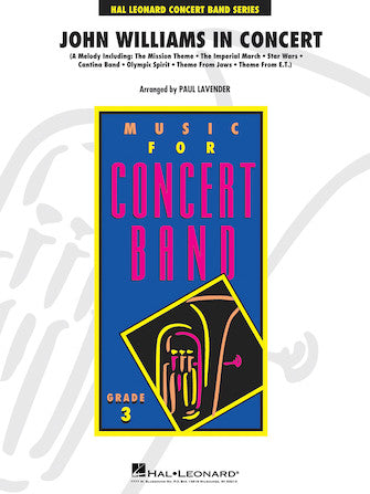吹奏楽　楽譜　ジョン・ウィリアムズ・イン・コンサート　Hal Leonard ジョン・ウィリアムズ・イン・コンサート 吹奏楽譜 – ロケットミュージック