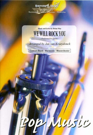 《吹奏楽譜》ウィ・ウィル・ロック・ユー(クイーン)(We Will Rock You)【輸入】※無くなり次第絶版の画像