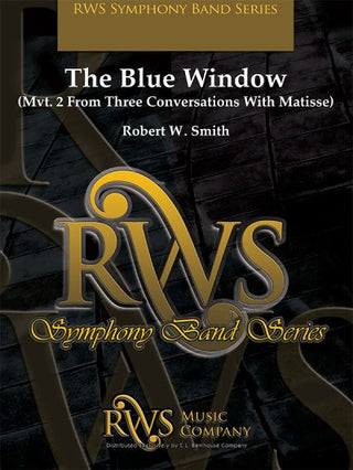「マティスの3つの印象」より第2楽章「ザ・ブルー・ウィンドウ」(スミス)(A.Sax) 吹奏楽譜の画像