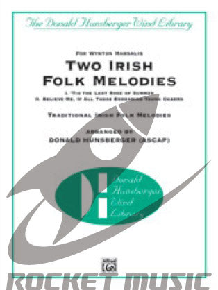 《吹奏楽譜》二つのアイルランド民謡（マルサリス版）（Tp）【輸入】の画像