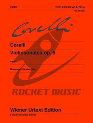 コレッリ／ヴァイオリン・ソナタ集 op.5 第2巻(第7-12番) (ウィーン