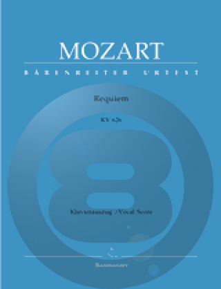モーツァルト／レクイエム K.626(Baerenreiter版)《輸入声楽，合唱譜