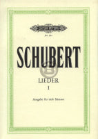 シューベルト／歌曲集 第1巻（低声用）(ペータース出版)《輸入声楽