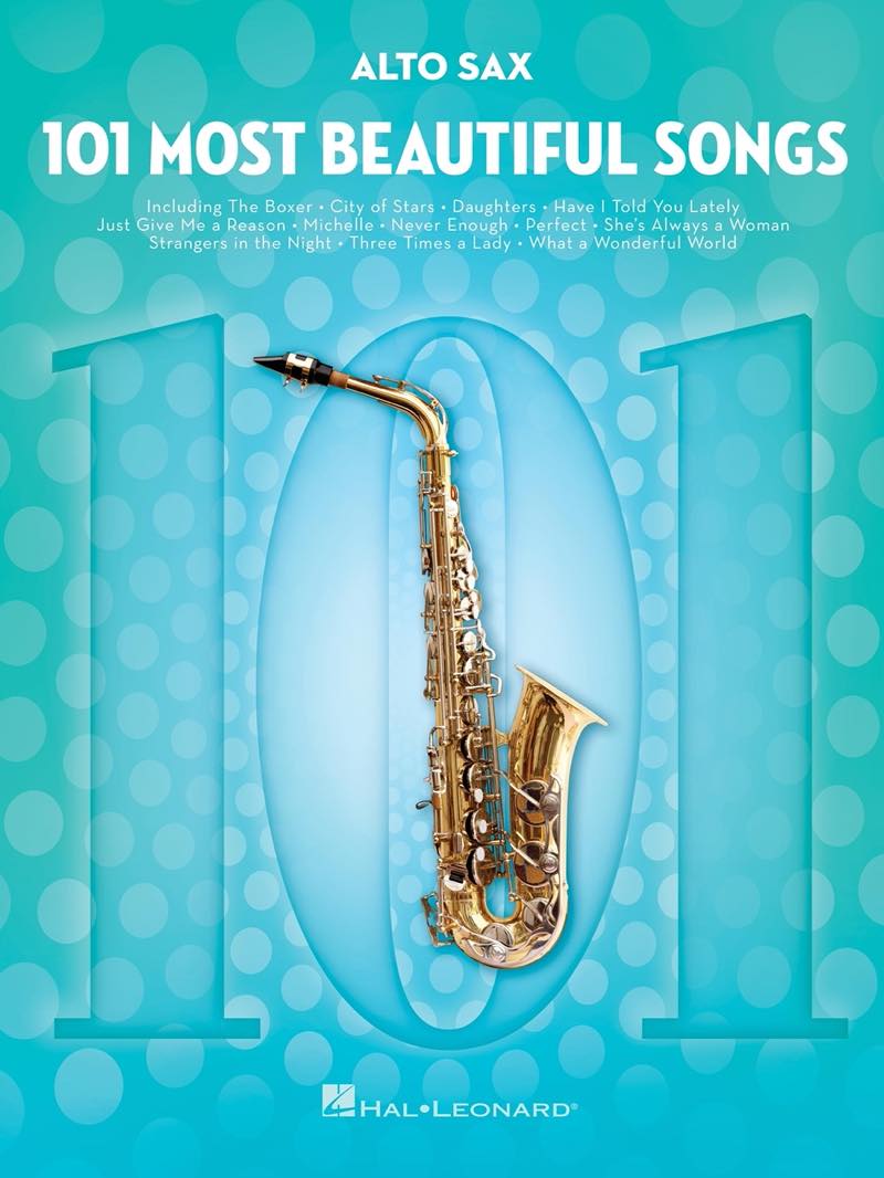 101曲の美しいソング集（アルト・サックスソロ用）（101曲収録）《輸入