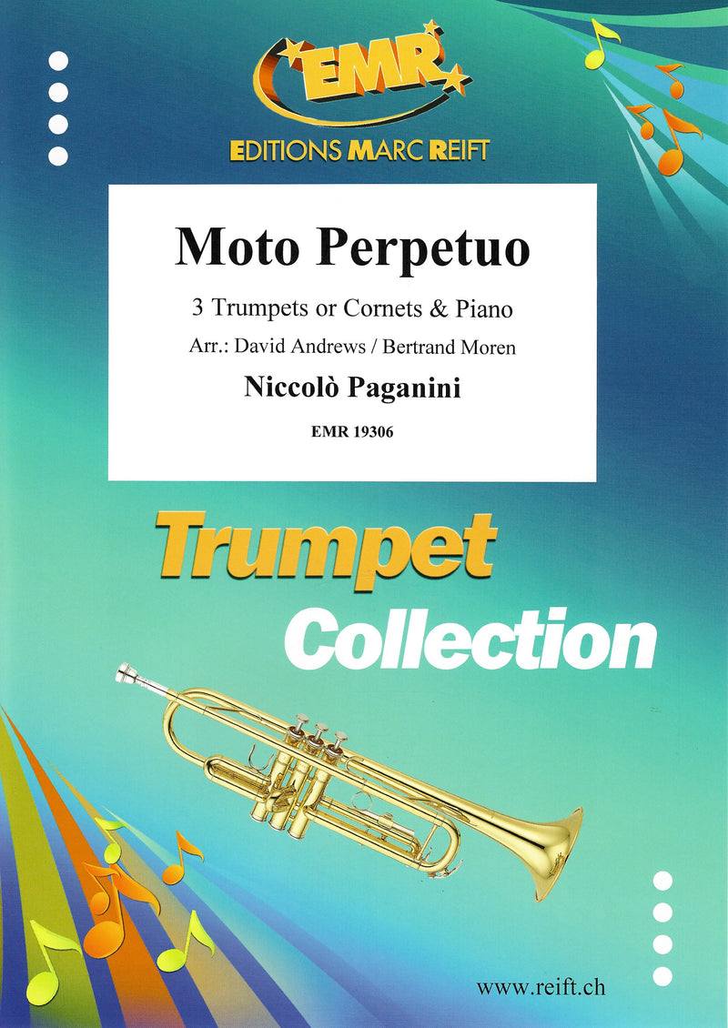 常動曲（パガニーニ）【トランペット三重奏／ピアノ】《輸入金管アンサンブル》の画像