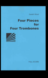 ウッド／トロンボーン4重奏のための4つの小品【トロンボーン四重奏】《輸入金管アンサンブル》の画像