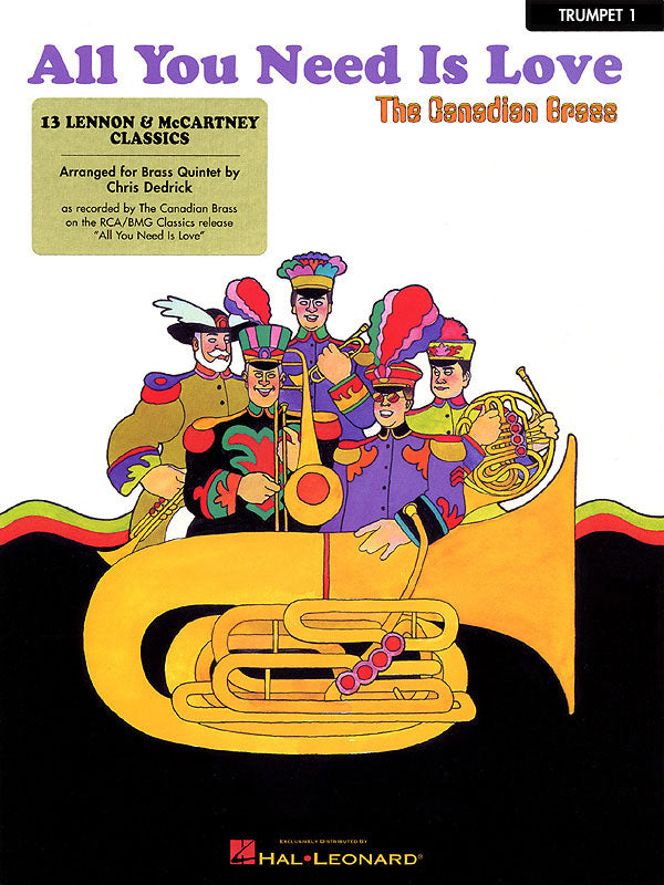 ビートルズ曲集（カナディアン・ブラス・バージョン）【金管五重奏】【1st Trumpet パート譜】《輸入金管アンサンブル》の画像