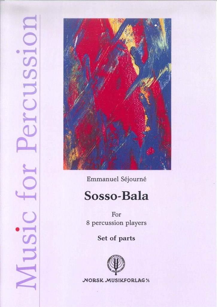 8人の打楽器奏者のためのソソバラ〈スコア&パート譜〉【打楽器八重奏】《輸入打楽器アンサンブル》の画像
