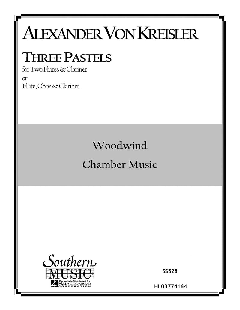 3つのパステル【木管三重奏】(オンデマンド出版)《輸入木管アンサンブル》の画像