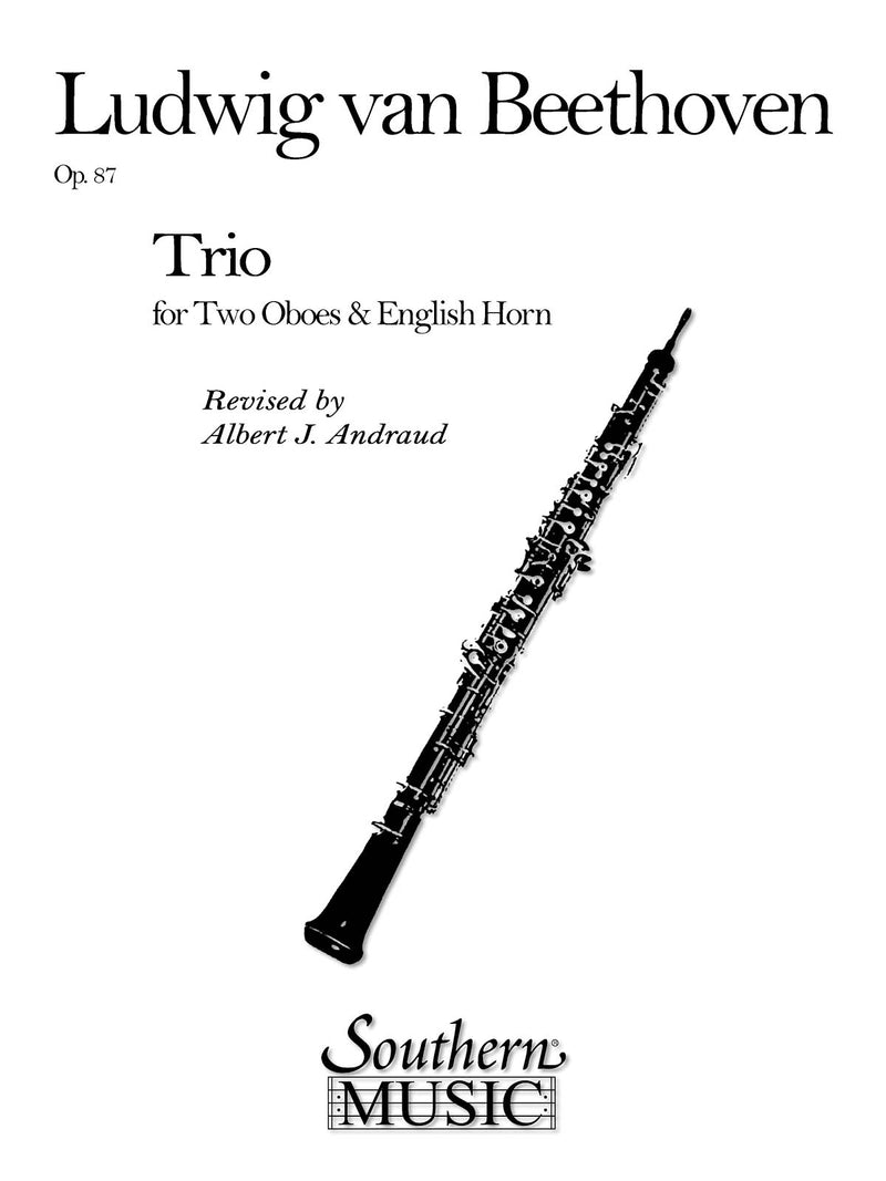 2本のオーボエとイングリッシュ・ホルンのための三重奏曲 ハ長調 Op.87(ベートーヴェン)【オーボエ三重奏】《輸入木管アンサンブル》の画像