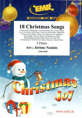 18のクリスマス・ソング（きよしこの夜，ジングルベル他）【フルート三重奏】《輸入木管アンサンブル》の画像
