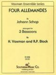 4つのアルマンド【バスーン三重奏】《輸入木管アンサンブル》の画像