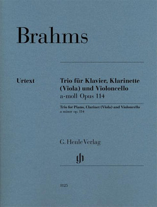 クラリネット・トリオ イ短調 作品114(スコア＆パート譜セット)(ブラームス)(原典版/ヘンレ社)《輸入クラリネット三重奏楽譜》の画像