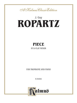 ロパルツ／変ロ短調の小品《輸入トロンボーン楽譜》