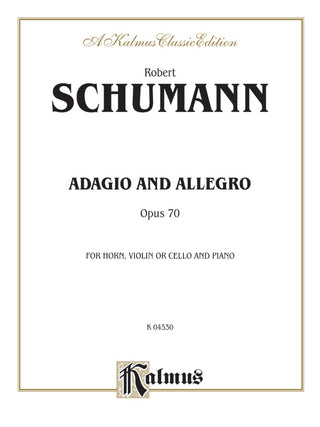 シューマン／アダージョとアレグロ op.70《輸入ホルン楽譜》