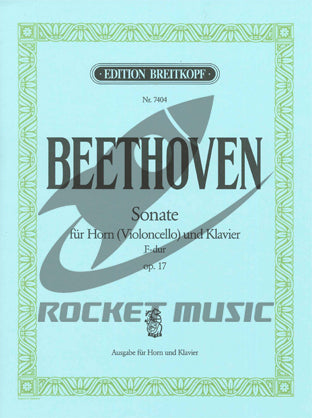 ベートーヴェン／ホルンソナタ・ヘ長調 op.17《輸入ホルン楽譜》の画像