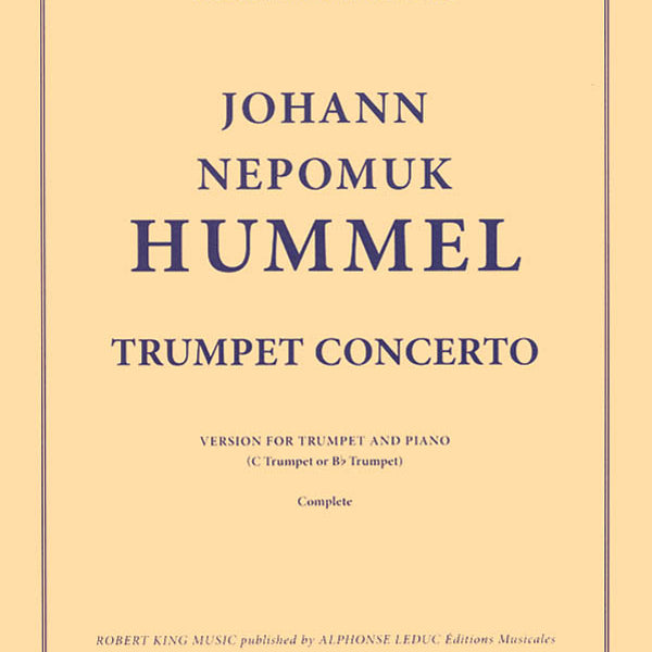 フンメル／トランペット協奏曲 変ホ長調《輸入トランペット楽譜