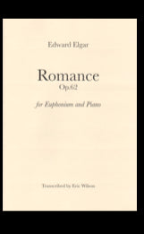 エルガー／ロマンス Op.62《輸入ユーフォニアム楽譜》の画像