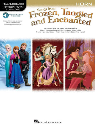 「アナと雪の女王・塔の上のラプンツェル・魔法にかけられて」より・ホルン編(インストゥルメンタル・プレイ・アロング・シリーズ)【オーディオ・オンライン・アクセスコード付】《輸入ホルン楽譜》の画像