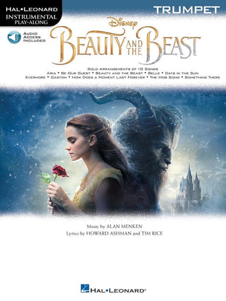 「美女と野獣」トランペット編(2017年実写映画より)(インストゥルメンタル・プレイ・アロング・シリーズ)【オーディオ・オンライン・アクセスコード付】《輸入トランペット楽譜》の画像