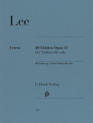 リー／チェロ・ソロのための40の練習曲 作品31 (原典版/ヘンレ社)《輸入チェロ楽譜》の画像
