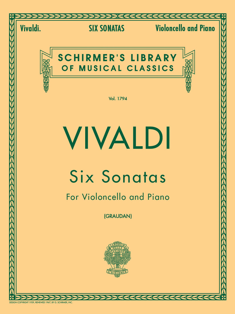 ヴィヴァルディ／6つのチェロ・ソナタの画像