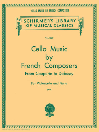 【版元品切】フランス作曲家によるチェロ作品集の画像