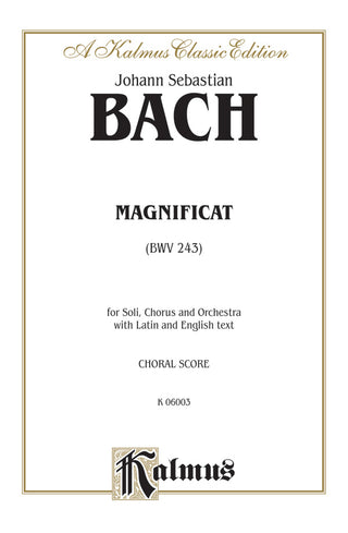 J.S.バッハ／マニフィカト BWV243《輸入合唱楽譜》
